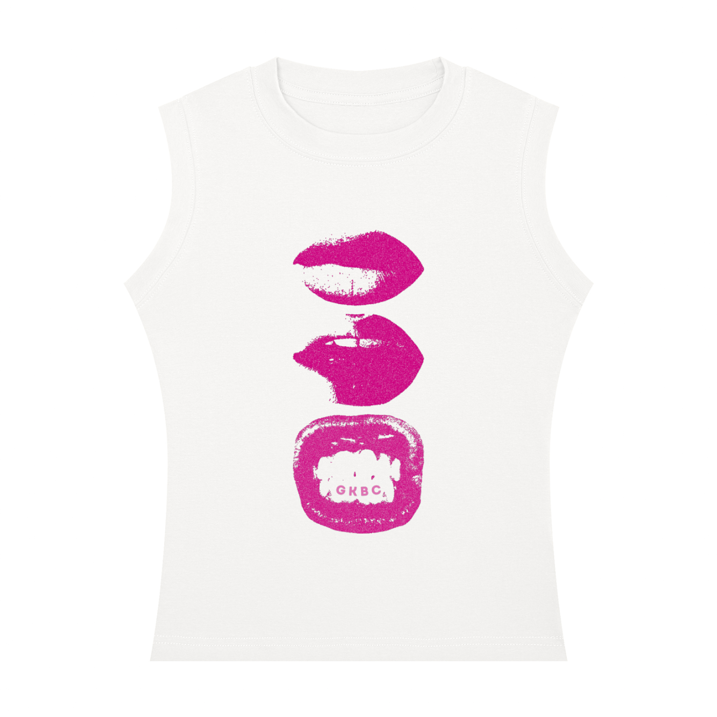 GKBC Kiss Me Crewneck Tank