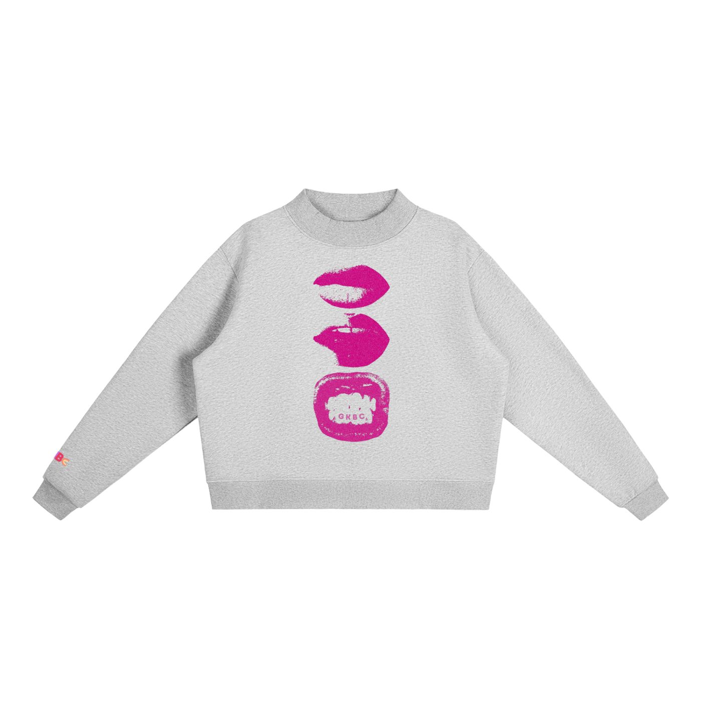 GKBC Kiss Me Mock-Neck Sweatshirt
