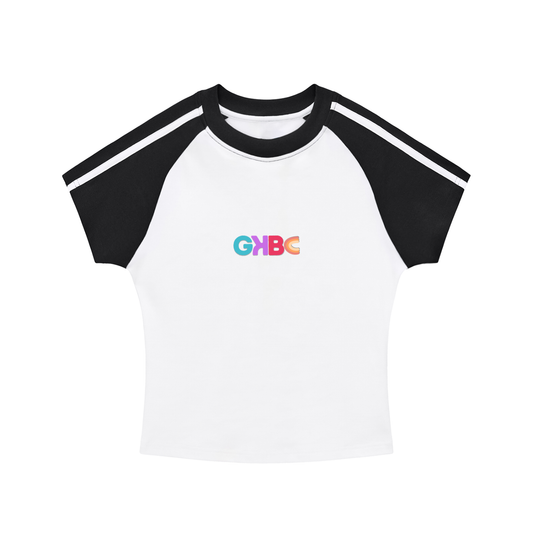 GKBC Logo Contrast Stripes Baby Tee